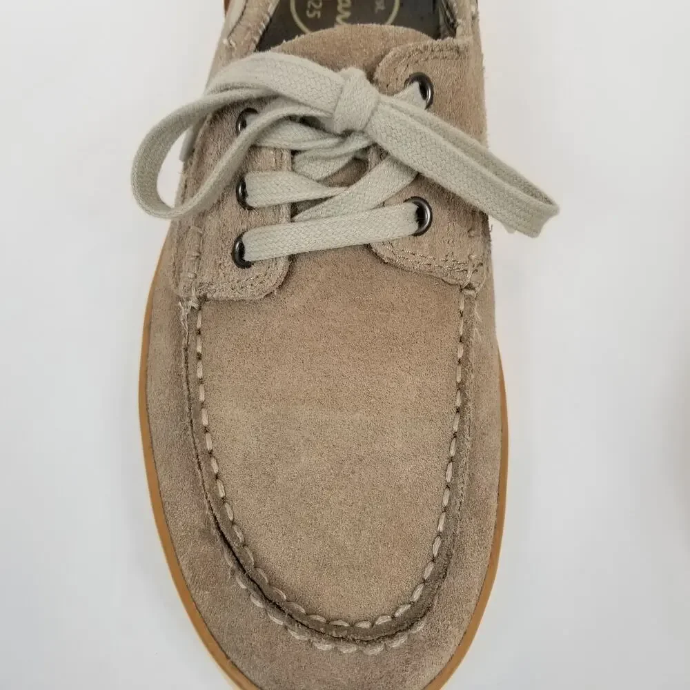 Clarks Men's Jax Leather Suede Top Sider Boat Shoes Tan Size 9